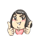 Strong arm girl（個別スタンプ：40）