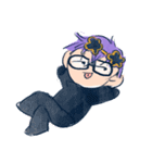 Megane ＆ Bean（個別スタンプ：8）