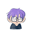 Megane ＆ Bean（個別スタンプ：14）