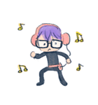 Megane ＆ Bean（個別スタンプ：25）