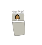 Woman in white（個別スタンプ：24）