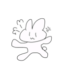 うさぎたちのけだるさ（個別スタンプ：4）