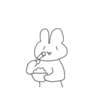 うさぎたちのけだるさ（個別スタンプ：5）