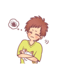 女の子と男の子の日常編（個別スタンプ：20）