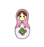 マトリョーシカちゃんのスタンプ（個別スタンプ：1）