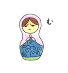 マトリョーシカちゃんのスタンプ（個別スタンプ：4）