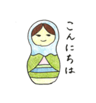 マトリョーシカちゃんのスタンプ（個別スタンプ：14）