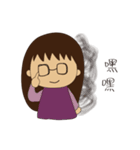 Round face girls' collection New（個別スタンプ：24）
