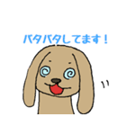 うさいぬさん(茶色Ver.)（個別スタンプ：23）