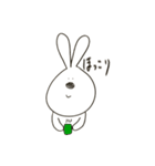 やたら目の近いうさぎ（個別スタンプ：4）