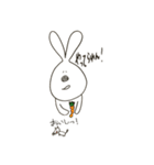 やたら目の近いうさぎ（個別スタンプ：5）