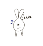 やたら目の近いうさぎ（個別スタンプ：7）
