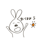 やたら目の近いうさぎ（個別スタンプ：11）