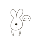 やたら目の近いうさぎ（個別スタンプ：18）