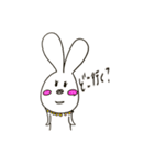 やたら目の近いうさぎ（個別スタンプ：21）