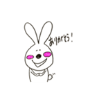 やたら目の近いうさぎ（個別スタンプ：28）
