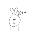 やたら目の近いうさぎ（個別スタンプ：37）
