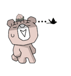 桃のグリズリーベア（個別スタンプ：14）