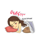 Lowy！！ Cute girl with Curly hairs.（個別スタンプ：31）