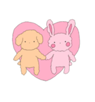 いぬのチョコとうさぎのイチゴ（個別スタンプ：8）