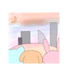 いぬのチョコとうさぎのイチゴ（個別スタンプ：24）