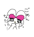 モテたいうさぎのフランソワーズ（個別スタンプ：19）