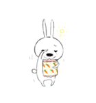 ちょっぴりヘンテコなうさぎさんスタンプ！（個別スタンプ：5）