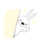 ちょっぴりヘンテコなうさぎさんスタンプ！（個別スタンプ：16）