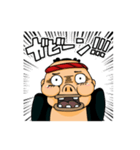 熱血お祭り男！蜘蛛男とゆかいな仲間たち（個別スタンプ：3）