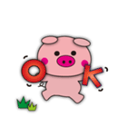 lazy lazy pig（個別スタンプ：8）
