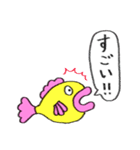 はっきり言う魚（個別スタンプ：14）