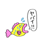 はっきり言う魚（個別スタンプ：24）