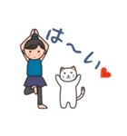 ヨガレッスン with cats 3 日常編（個別スタンプ：4）