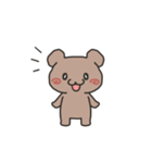 くまのカワイイスタンプ（個別スタンプ：1）
