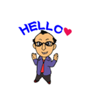 日本語で言う。英語で言う。（個別スタンプ：4）