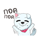Omo white dog（個別スタンプ：29）