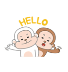 Hello！ Bimong ＆ Samong（個別スタンプ：22）