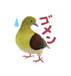 リアルな羊毛フェルトの野鳥たち（個別スタンプ：17）