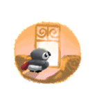 GentleParrots (African Grey)（個別スタンプ：37）