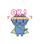 風来のねこスタンプ（個別スタンプ：1）