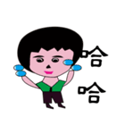 Cute beauty woman (c)（個別スタンプ：3）