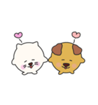 まるねこちゃんとまるいぬくん（個別スタンプ：37）