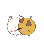まるねこちゃんとまるいぬくん（個別スタンプ：38）