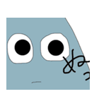 動物たちの一文字スタンプ（個別スタンプ：8）