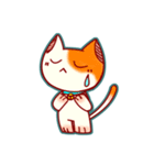 元気な4匹の猫たちの日常（個別スタンプ：24）
