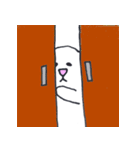 ゆるかわたれ耳うさぎのうさお3（個別スタンプ：1）