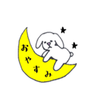 ゆるかわたれ耳うさぎのうさお3（個別スタンプ：11）