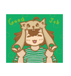 ハムスター帽子をかぶる人（個別スタンプ：15）
