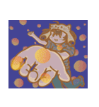 ハムスター帽子をかぶる人（個別スタンプ：26）
