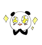 ゆるめでシュールなパンダ（個別スタンプ：21）